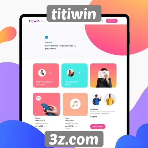 Análise da interface do usuário no site titiwin